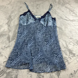 Vintage Lane Bryant Womens Tank Size 2X Mini Dress Slip Sheer Edgy Y2K Feminine - Picture 1 of 7