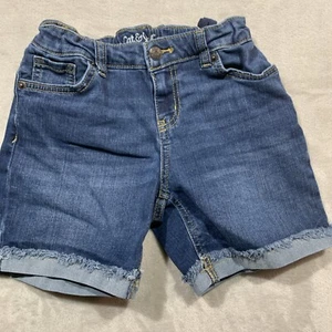 Cat & Jack Girls Denim Shorts Sz L (10/12) - Picture 1 of 6