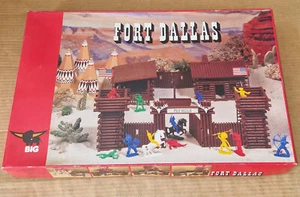 Vintage 70er Jahre Play Big FORT DALLAS Deutschland Jean Höfler Elastolin Großbritannien Timpo - Bild 1 von 18