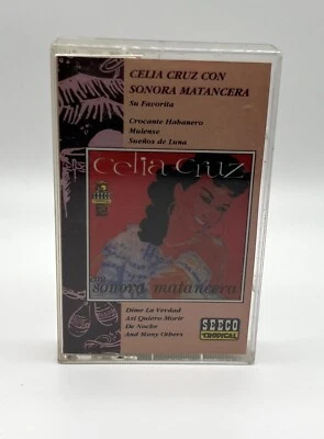 Celia Cruz Con Sonora Matancera Su Favorita (Cassette Tape, 1991) *TESTED - Image 1 of 4