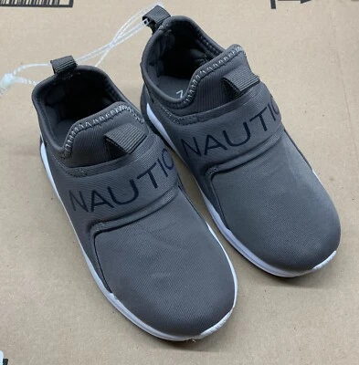Nautica Coaster Slip On Athletic Shoes Toddler Size 9 Gray NEW - Image 1 of 4