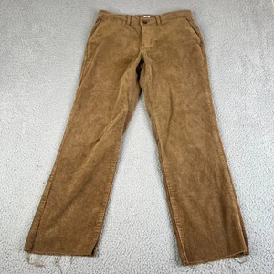 Katin Corduroy Pants Mens 31x28 Brown Stretch Straight Leg Surfer Preppy Casual - Picture 1 of 19