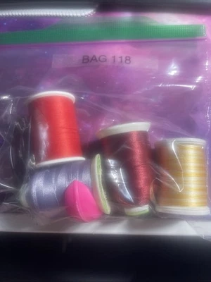 4 SPOOLS OF THREAD FOR SEWING OR QUILTING - Image 1 of 2