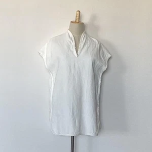 Women size M Shirt Jil Sander Linen Blouse Original Collection - Picture 1 of 7