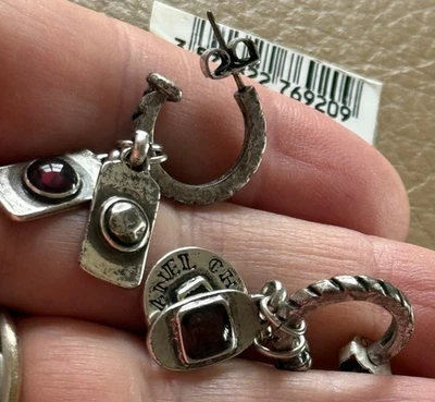 Chanel 05P Silver Tone Piercing Earrings With Charms Used Box FREE US S/H - Image 1 of 4