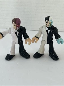 Imaginext DC Super Friends TWO-FACE figure black & white tux w/blue skin Lot 2 - Picture 1 of 4