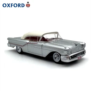 Coche clásico Oldsmobile 88 convertible modelo diecast escala 1:87 plateado vintage - Imagen 1 de 6