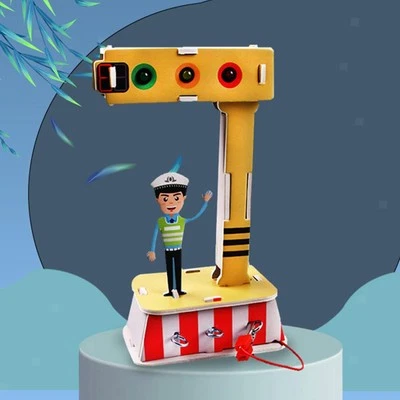 Ampel-Modell-Montagespielzeug, Verkehrslampe für Kinder, Jugendliche, - Bild 1 von 4