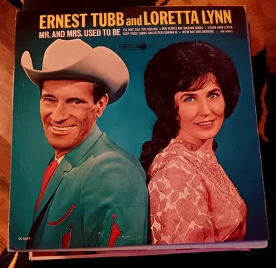 ERNEST TUBB & LORETTA LYNN Mr And Mrs Used To Be DECCA DL4639 VINYL LP 1965 WOW! - Image 1 of 4