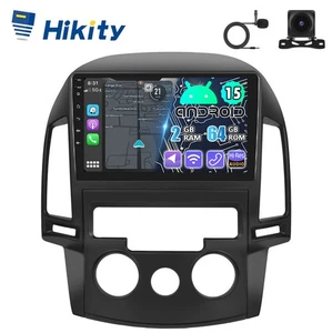 Apple CarPlay 64GB Android15 Radio Coche GPS Navegación Cámara Para Hyundai i30 2006-2011 - Imagen 1 de 15