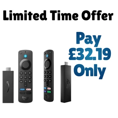 Amazon Fire Stick HD 2024 & Fire Stick 4K Max Alexa Voice Remote TV Media Player - Image 1 of 4