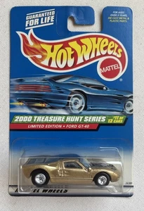 Ford GT-40 2000 Treasure Hunt Hot Wheels con pilotos reales y paquete de protección - Imagen 1 de 5