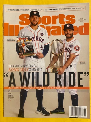 HOUSTON ASTROS sports illustrated WOLRD SERIES George springer JOSE ALTUVE Blake - Image 1 of 4