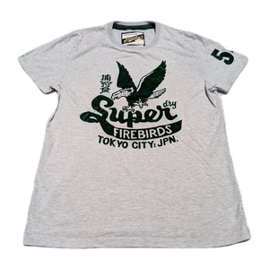Super Dry T-Shirt Grafikärmel Superdry Large Green Spellout Eagle  - Bild 1 von 7