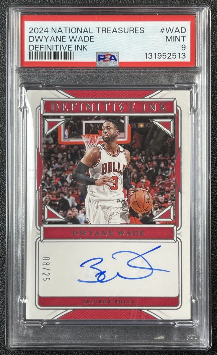 Dwyane Wade Panini Autographed Basketball Trading Cards
