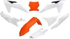 UFO Full Body Replacement Plastic Kit OEM / Orange / White For KTM SX 125 2023
