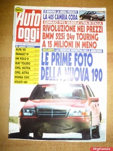 AUTO HEUTE - JAHR VII (7) - NR. 293 (15. Juli 1992) DAS NEUE MERCEDES 190 MAGAZIN - Bild 1 von 2