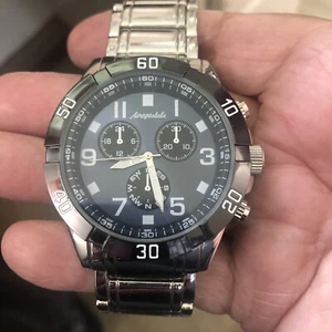 Aeropostale Chronograph Blue Face Watch NEW BATTERY - Picture 1 of 8