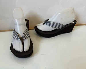 Sandalias Reef Wedges Talla UK 4 EU 37 - Imagen 1 de 8