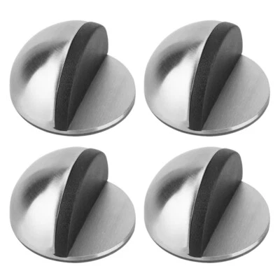 4er Türstopper Edelstahl selbstklebend Türpuffer Boden Türhalter Bodenmontage - Bild 1 von 4