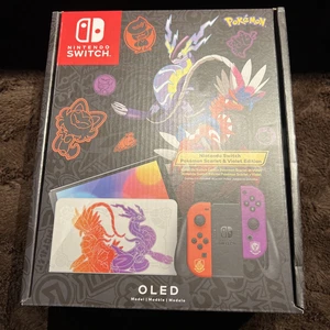 Nintendo Switch (OLED Model) HEG-001 Pokémon Scarlet & Violet Edition - 64GB... - Picture 1 of 8
