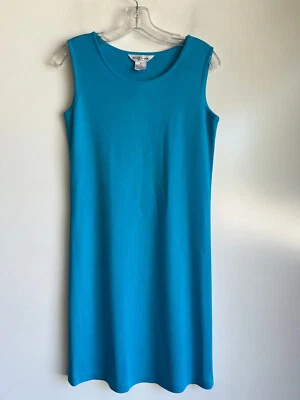 Vestido azul sin mangas exclusivo Misook talla XS Petite Foto 1 de 4