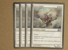 MTG Card - 4 x Serra Angel - Magic 2013 M13 - Unco - NM