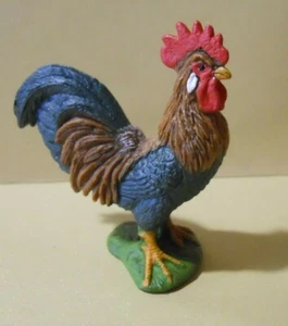 SCHLEICH da BARBAPUFFO 13645 GALLO ROOSTER animali fattoria - Imagen 1 de 1