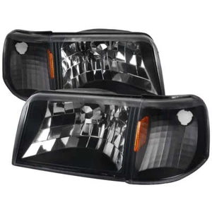Fits 93-97 FORD RANGER Euro Headlight With Clear Lens - Picture 1 of 1