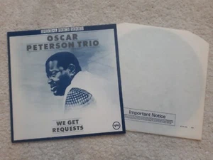 OSCAR PETERSON TRIO - We Get Requests - Vinyl LP *Verve 2352 065* Mint condition - Picture 1 of 10