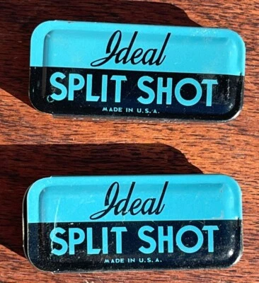 VINTAGE IDEAL SPLIT SHOT SINKER TIN - Image 1 of 4