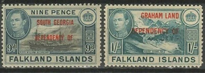 Falkland Is Dependencies 1944 ☀ SG C7-8. Sc 4L7-8 ☀ MNH stamps - Picture 1 of 2