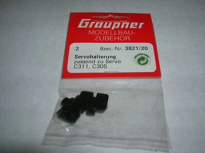 Graupner Servohalterung passend zu Servo C311, C305 (2 Stück) Art. 3821/20 - Bild 1 von 3