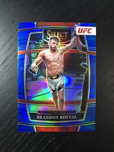 Brandon Royval 2022 Select UFC Blue Silver Holo Prizm #6