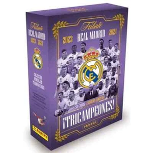 Panini Real Madrid Tribute 2023/24 Trading Cards Factory Sealed Box -FREE SHIP - Picture 1 of 7