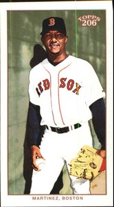 2002 Topps 206 Piedmont Red Boston Red Sox Baseball Card #233 Pedro Martinez