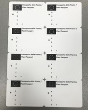PASSAPORTO PER LE PIANTE N.800 ETICHETTE IN PVC PER LE PIANTE MISURA CM10.5X7.42