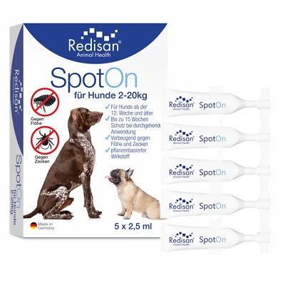 Redisan® Spot on Hund - Pflanzenbasiertes Zeckenmittel