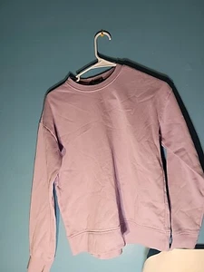 Primark Womens Lavender Purple Pullover Sweatshirt Size 2XS - Picture 1 of 4