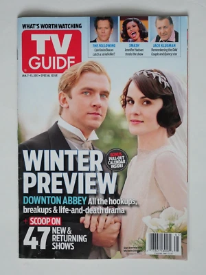 TV Guide - January 7-13, 2013 - Winter Preview - Downton Abbey - Special Issue - Image 1 of 4