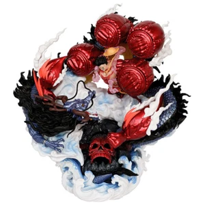 One Piece 21cm Monkey D Luffy Vs Kaido Figure Gear 4 Gk Collection Model Toy Box - Picture 1 of 12