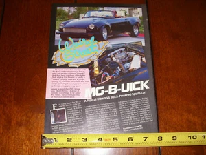 MGB BUICK V6 TURBO ORIGINAL 1988 ARTICLE - Picture 1 of 4