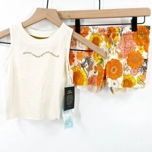Art Class NWT Floral Pajama Set Girls 4/5 Bloom Where Planted - Picture 1 of 7