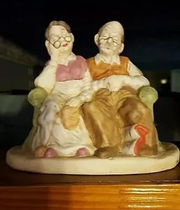 Asiento de porcelana para dormir pareja enamorada ~ COLECCIONABLE - decoración - regalos ~ 1 dueño - excelente - Imagen 1 de 3