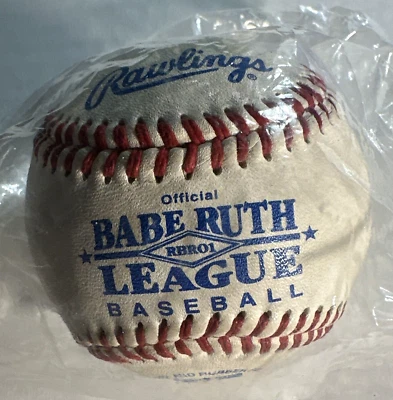 De colección RAWLINGS RBR01 Oficial Liga Babe Ruth Béisbol en Bolsa Original NUEVO Foto 1 de 4