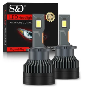2X 120W D2S D2R LED Headlight Bulbs Replace HID Xenon Super White Conversion Kit - Picture 1 of 9