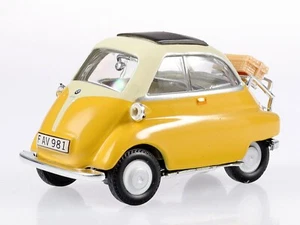 BMW Isetta 250 yellow diecast model car BMW Museum by Cararama 1:43 - Picture 1 of 4