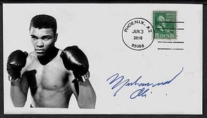 Ltd. Edition Muhammad Ali Boxing Champ Commemorative Envelope repro auto. - Picture 1 of 1