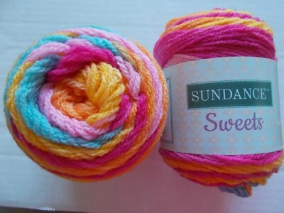 Sundance Sweets Cake yarn, Gumdrops, lot of 2 (164 yds ea) - Image 1 of 2