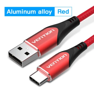 HeavyDuty USB C Type C Charging Cable Braided Fast Phone Data Charger Lead 2m 3m - Image 1 of 4